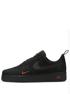 Air force 1 low black and orange best sale