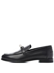 Hermes Destin Loafer Noir Calfskin Leather2