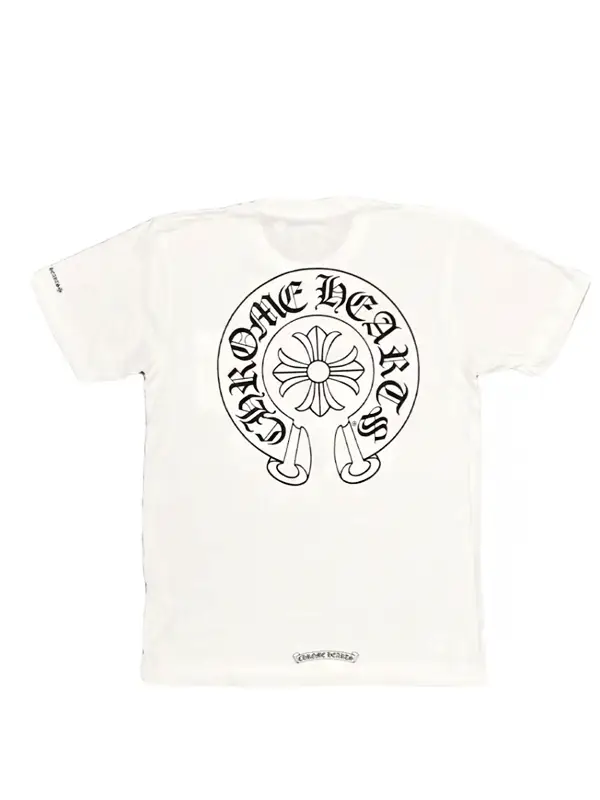 Chrome Hearts Horse Shoe Logo Pocket T Shirt White2