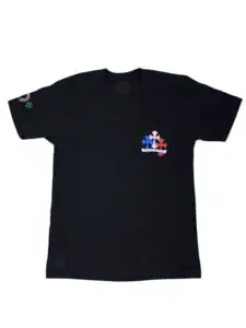 Chrome Hearts Multi Color Cross Cemetery T shirt Black1